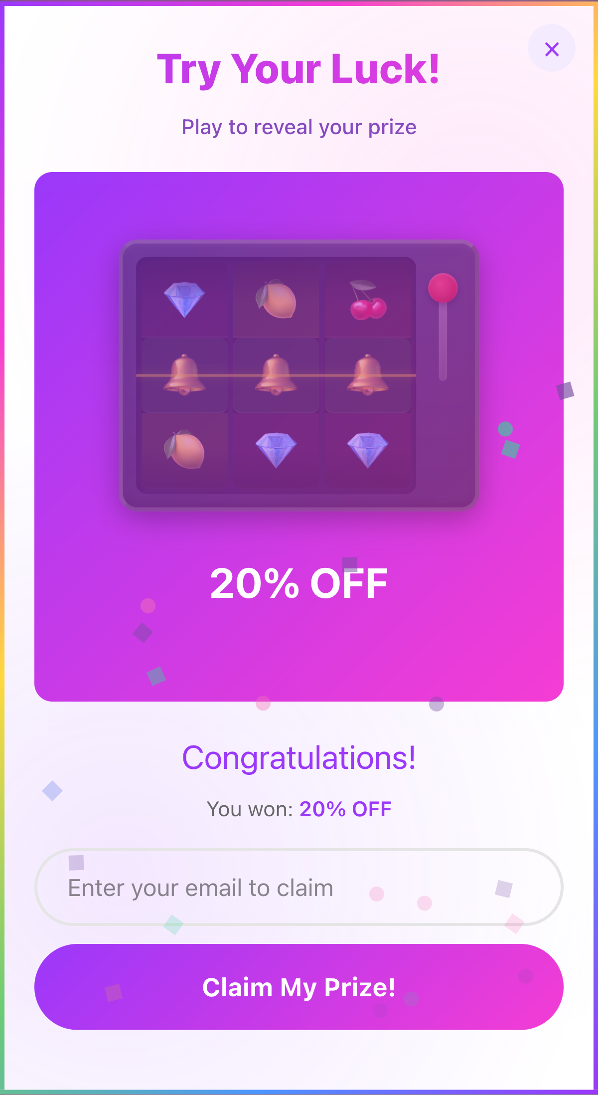 Festive template - Slots